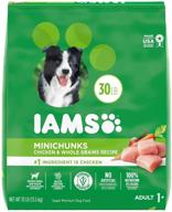iams minichunks chicken flavored adult dry dog food: premium nutrition for your furry friend logo