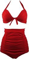 cocoship elegant waisted swimsuits: chic swimwear for women's clothing logo