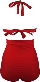 img 2 attached to COCOSHIP Elegant Waisted Swimsuits: Chic Swimwear for Women's Clothing