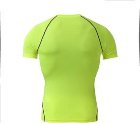 img 3 attached to Men's Cool Dry Workout Shirts - Boyufitness Compression Fitness Short Sleeve Base Layer T-Shirt for Sports