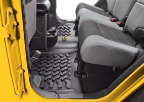 img 2 attached to 🚗 Top-rated Rear Floor Liner for 2007-2017 Jeep Wrangler Unlimited