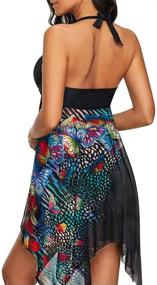 img 1 attached to 👙 Shaoroua Tankini Printed Swimwear for Women - Stylish Clothing and Swimsuit with Swimwear & Cover Ups