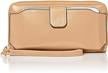 amazon essentials wristlet wallet holder women's handbags & wallets logo