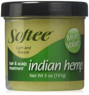 💆 revitalizing hair & scalp treatment: softee indian hemp, 5 ounce logo