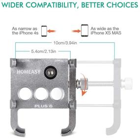 img 1 attached to Мотоциклетная рукоятка для мобильного телефона "Motorbike Prevention" (серебряная)