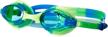 tyr swimple goggles blue green logo