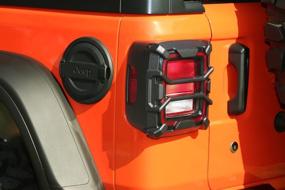 img 2 attached to 🚙 Rugged Ridge 11226.13 Elite Tail Light Guard for 18-Current Jeep Wrangler JL/JLU - Conventional Light Upgrade
