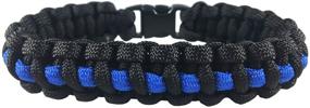 img 1 attached to Survival Thin Blue Line Paracord