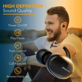 img 1 attached to Philips True Wireless Earbuds: In-Ear Headphones with Bluetooth 5.0, Charging Case and Noise Cancelling Mic