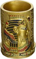 🖋️ ql1244 egyptian pharaoh pen vessel by design toscano - vibrant full color design логотип