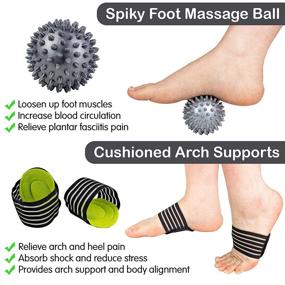 img 1 attached to 👣 Adjustable Sanzix Night Splint for Plantar Fasciitis Relief, Achilles Tendonitis, and Foot Drop - Orthotic Plantar Fasciitis Brace