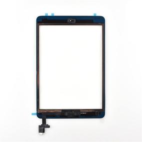 img 3 attached to 📱 High-Quality Front Glass Touch Screen Digitizer Full Assembly with IC Chip, Home Button, OEM Pre-Installed Adhesive & Extra Adhesive for iPad Mini & Mini 2 - A Comprehensive Solution