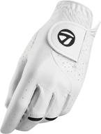 taylormade stratus glove white large logo