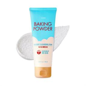 img 1 attached to ETUDE Baking Powder B.B Deep Cleansing Foam, 5.4 fl.oz.(160ml) (21AD) - Powerful Cleansing and Peeling, Eliminates Pore Impurities and Exfoliates Dead Skin Cells