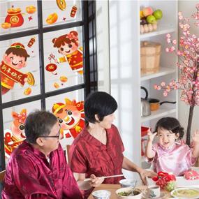 img 2 attached to 🧧 Mauts-inus Chinese New Year Window Clings 2021 - Ox Theme, Spring Festival Wall Decals & Decorations for Chinese New Year Celebration.