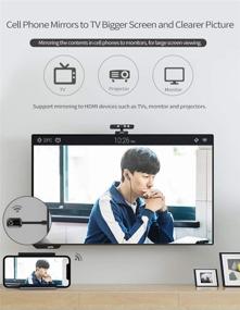 img 1 attached to MiraScreen G9 Plus 5G 4K: The Ultimate Wireless Screen Mirroring Adapter for TV, PC, Tablet, Phone, Projector, and Monitor