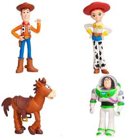 img 3 attached to 7 набор мини-фигурок Toy Story - милые топперы для торта, включая Вуди, Джесси, Рекса, Базза Лайтера и многое другое