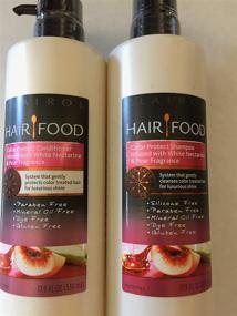 img 4 attached to 🍐 Color Protect Shampoo and Conditioner infused with White Nectarine & Pear Fragrance by Hair Food