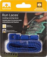 👟 nathan reflective, elastic no tie shoelaces for running and active sports логотип