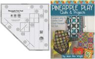 🍍 enhance your quilting skills with the creative grids pineapple trim tool (cgrjaw3) and 64 page book 'pineapple play' by jean ann wright logo