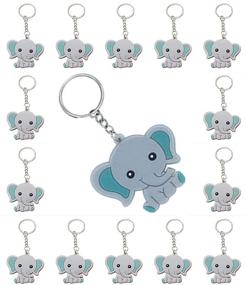 img 3 attached to PHAETON Elephant Keychains Birthday Souvenirs