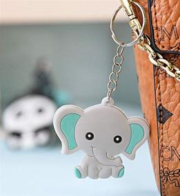 img 1 attached to PHAETON Elephant Keychains Birthday Souvenirs