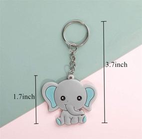 img 2 attached to PHAETON Elephant Keychains Birthday Souvenirs