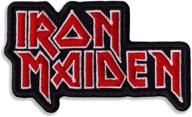 maiden heavy metal embroidered inches logo