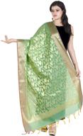 🧣 handwoven banarasi dupatta d111gre by chandrakala - women's accessory logo