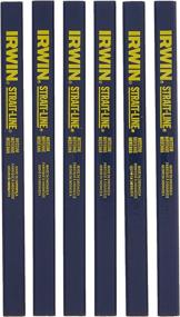 img 3 attached to 🔨 Irwin Carpenter Pencil, Medium Lead, 6-Piece (66400): Reliable and Durable Tool for Precision Markings
