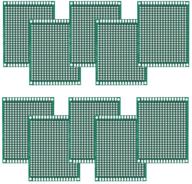 🔌 lheng 10pcs двухсторонняя печатная плата pcb: универсальная печатная плата для diy и электронных проектов размером 5x7 см. логотип