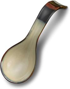 img 1 attached to 🍴 Pfaltzgraff Taos Spoon Rest: Stylish and Functional Kitchen Essential