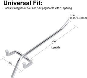 img 1 attached to 🔲 Wholesale Pegboard Shelving in Various Lengths for Board Displays