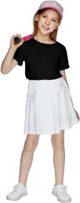 img 3 attached to Boyoo Sleeve Fashion Crewneck Rolled Girls' Clothing for Tops, Tees & Blouses