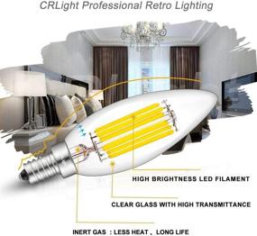 img 3 attached to 💡 CRLight Candelabra Daylight Equivalent Chandelier Industrial Electrical - High-Quality Lighting Solution