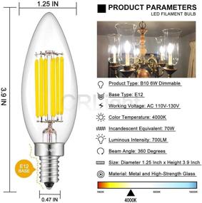 img 2 attached to 💡 CRLight Candelabra Daylight Equivalent Chandelier Industrial Electrical - High-Quality Lighting Solution