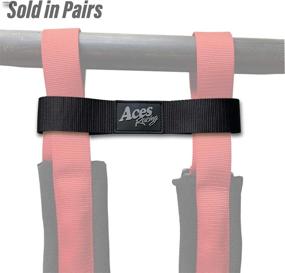 img 2 attached to 🏎️ Aces Racing (Pair) 4 and 5 Point Harness Belt Holder/Strap (Black) - Enhanced SEO