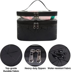 img 1 attached to Portable Cosmetic Waterproof Organizer Accessories Travel Accessories