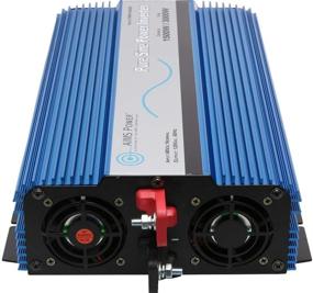 img 1 attached to 🔌 AIMS Power PWRIX120012SUL Pure Sine Inverter with Transfer Switch, 1200W Continuous Power and 2400W Surge Peak Power, Intelligent Cooling Fan, Transfer Time Less Than 20msec