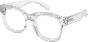 img 4 attached to 👓 Enhance Your Reading Experience with Eyekepper Large Frame Glasses for Women - Stylish Oversize Reading Eyeglasses Readers