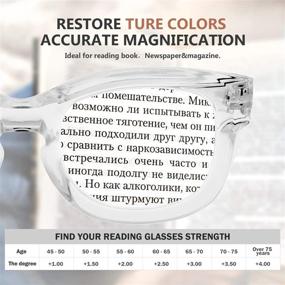 img 1 attached to 👓 Enhance Your Reading Experience with Eyekepper Large Frame Glasses for Women - Stylish Oversize Reading Eyeglasses Readers