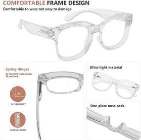 img 3 attached to 👓 Enhance Your Reading Experience with Eyekepper Large Frame Glasses for Women - Stylish Oversize Reading Eyeglasses Readers