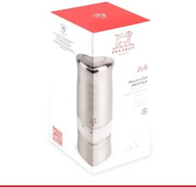 img 1 attached to Brushed Chrome Peugeot Zeli Pepper Mill: Enhancing Your Culinary Experience