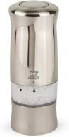 brushed chrome peugeot zeli pepper mill: enhancing your culinary experience logo