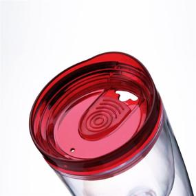 img 3 attached to 🍷 Insulated Wine Tumbler with Easy Drink-Through Lid