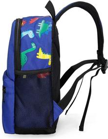 img 1 attached to 🦖 Dinosaur School Backpack for Toddlers - Kids' Rucksack Ideal for Backpacking