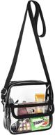 hulisen crossbody approved adjustable transparent women's handbags & wallets logo