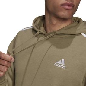 img 1 attached to Adidas Standard Essentials 3 Stripes Sweatshirt Men's Clothing in Active