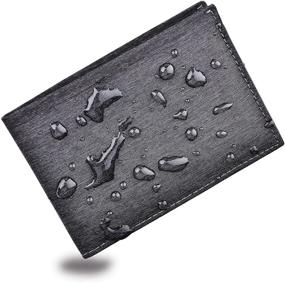 img 3 attached to 👜 Genuine Leather Men's Wallet Accessories: Minimalist Wallets, Card Cases & Money Organizers for Blocking