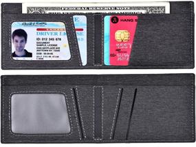 img 2 attached to 👜 Genuine Leather Men's Wallet Accessories: Minimalist Wallets, Card Cases & Money Organizers for Blocking